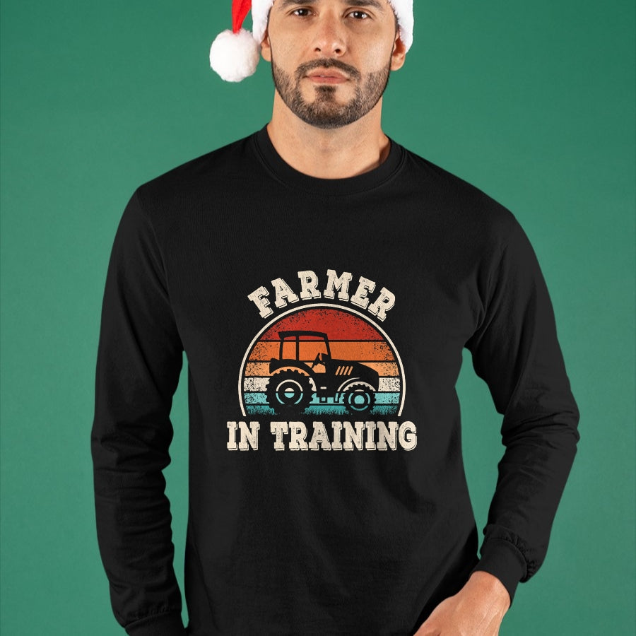 Best Farmer Life Shirt, Funny Farmer UnisexT-Shirt/Hoodie/Sweatshirt HLT00 - Farmer in Training Tractor Funny Farming Boys Girls Kids T-Shirt