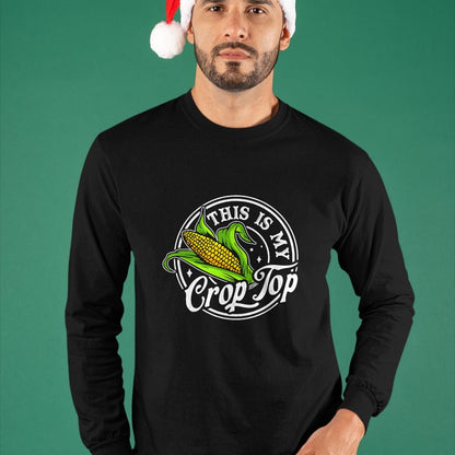 Best Farmer Life Shirt, Funny Farmer UnisexT-Shirt/Hoodie/Sweatshirt HLT00 - Womens This is My Crop Top Funny Farmer Farming Corn T-Shirt
