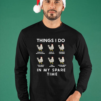 Best Farmer Life Shirt, Funny Farmer UnisexT-Shirt/Hoodie/Sweatshirt HLT00 - Things I Do in My Free Time Chicken T-Shirt
