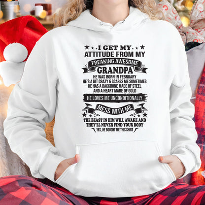 I Get My Attitude From My Grandpa February Edition – From Grandpa to Granddaughter NTTD02 (SKU07-162-02)