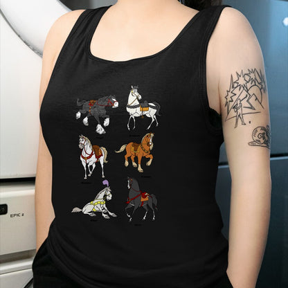 Best Horse Lover Shirt , Funny Horse UnisexT-Shirt/Hoodie/Sweatshirt HLT00 - Disney Princess Horses T-Shirt