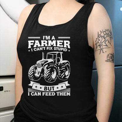 Best Farmer Life Shirt, Funny Farmer UnisexT-Shirt/Hoodie/Sweatshirt HLT00 - Funny Farming Tractor I'm A Farmer I Feed People T-Shirt
