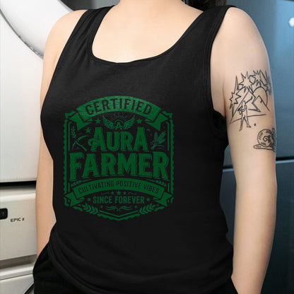 Best Farmer Life Shirt, Funny Farmer UnisexT-Shirt/Hoodie/Sweatshirt HLT00 - Certified Aura Farmer Positive Vibes Funny T-Shirt