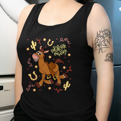 Best Horse Lover Shirt , Funny Horse UnisexT-Shirt/Hoodie/Sweatshirt HLT00 - Disney and Pixar_s Toy Story Bullseye Horse Western Collage T-Shirt