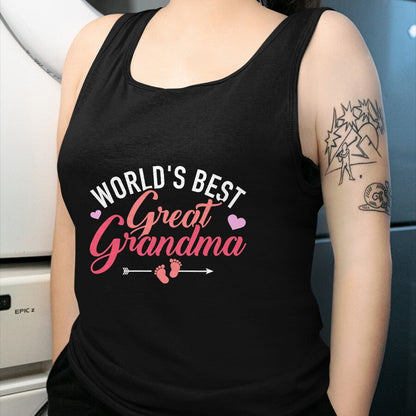 Best Grandma Shirt, Proud Grandma Unisex T-Shirt/Hoodie/Sweatshirt HLT00 - World's best great grandma T-Shirt