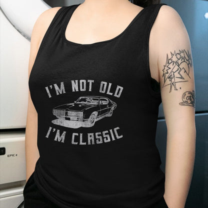Best Wife Shirt, Wife and Husband Unisex T-Shirt/Hoodie/Sweatshirt HLT00 - I'm Not Old I'm Classic Funny Car Graphic - Mens & Womens Short Sleeve T-Shirt (1)