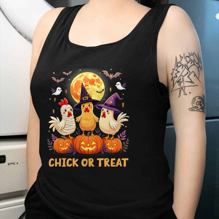 Best Farmer Life Shirt, Funny Farmer UnisexT-Shirt/Hoodie/Sweatshirt HLT00 - Chick or Treat Halloween Chicken Girl Farmer Halloween T-Shirt