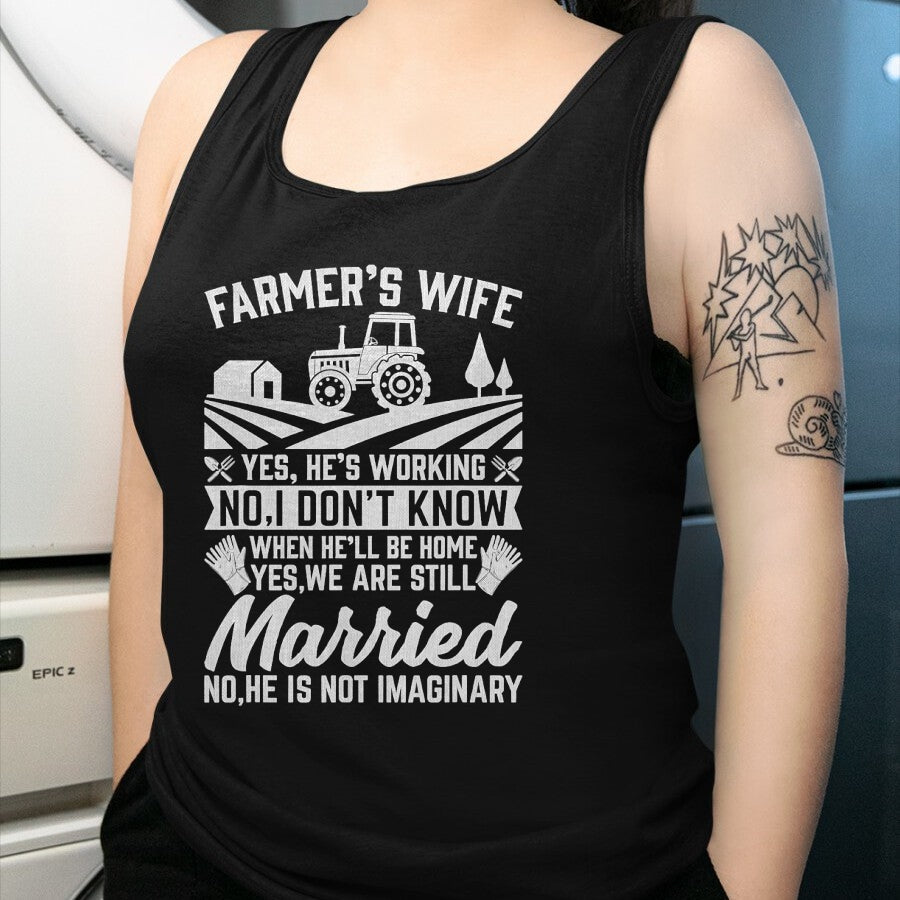 Best Farmer Life Shirt, Funny Farmer UnisexT-Shirt/Hoodie/Sweatshirt HLT00 - Farmers Wife Farming Women Farmer Tractor Married T-Shirt