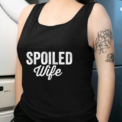 Best Wife Shirt, Wife and Husband Unisex T-Shirt/Hoodie/Sweatshirt HLT00 - Gift for wife T shirt, spoiled wife   Broke Husband Spoiled Wife Funny Matching Couples T-Shirt