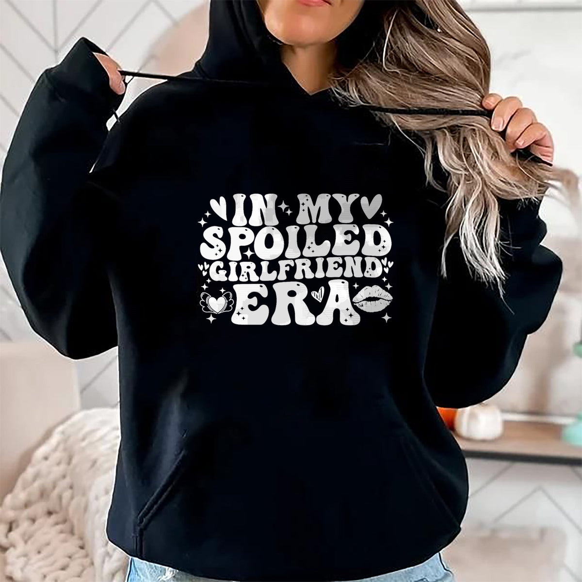 Best Wife Shirt, Wife and Husband Unisex T-Shirt/Hoodie/Sweatshirt HLT00 - In My Spoiled Girlfriend Era Valentine's Day Idea T-Shirt