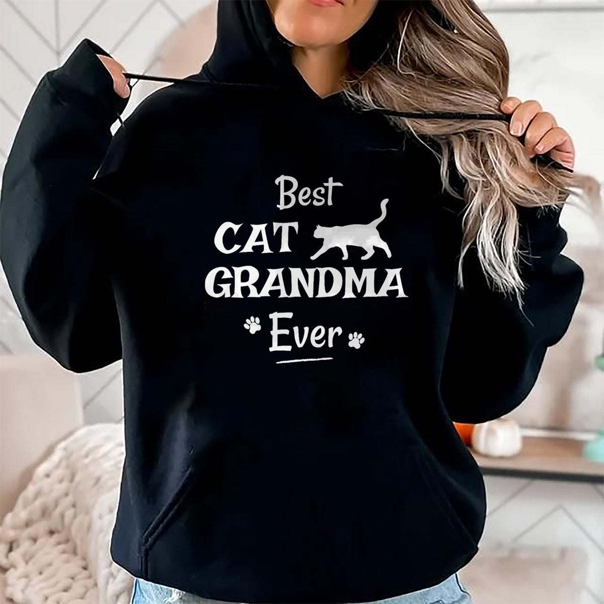 Best Grandma Shirt, Proud Grandma Unisex T-Shirt/Hoodie/Sweatshirt HLT00 - Best Cat Grandma Ever T Shirt Novelty Gift From Cat Shirt T-Shirt
