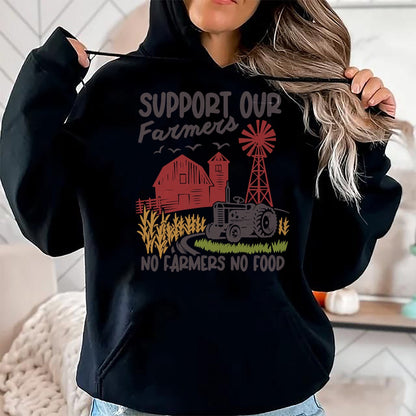Best Farmer Life Shirt, Funny Farmer UnisexT-Shirt/Hoodie/Sweatshirt HLT00 - Support Our Farmer No Farmers No Food T-Shirt