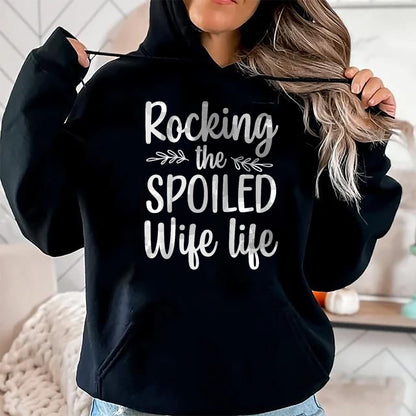 Best Wife Shirt, Wife and Husband Unisex T-Shirt/Hoodie/Sweatshirt HLT00 - Gift for wife T shirt, spoiled wife   Funny Spoiled Wife Art For Women Girls Husband Spoiled Wife Ra (12)