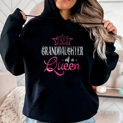 Best Grandma Shirt, Proud Grandma Unisex T-Shirt/Hoodie/Sweatshirt HLT00 - Grandma Granddaughter Gift Matching Queen Princess T-Shirt