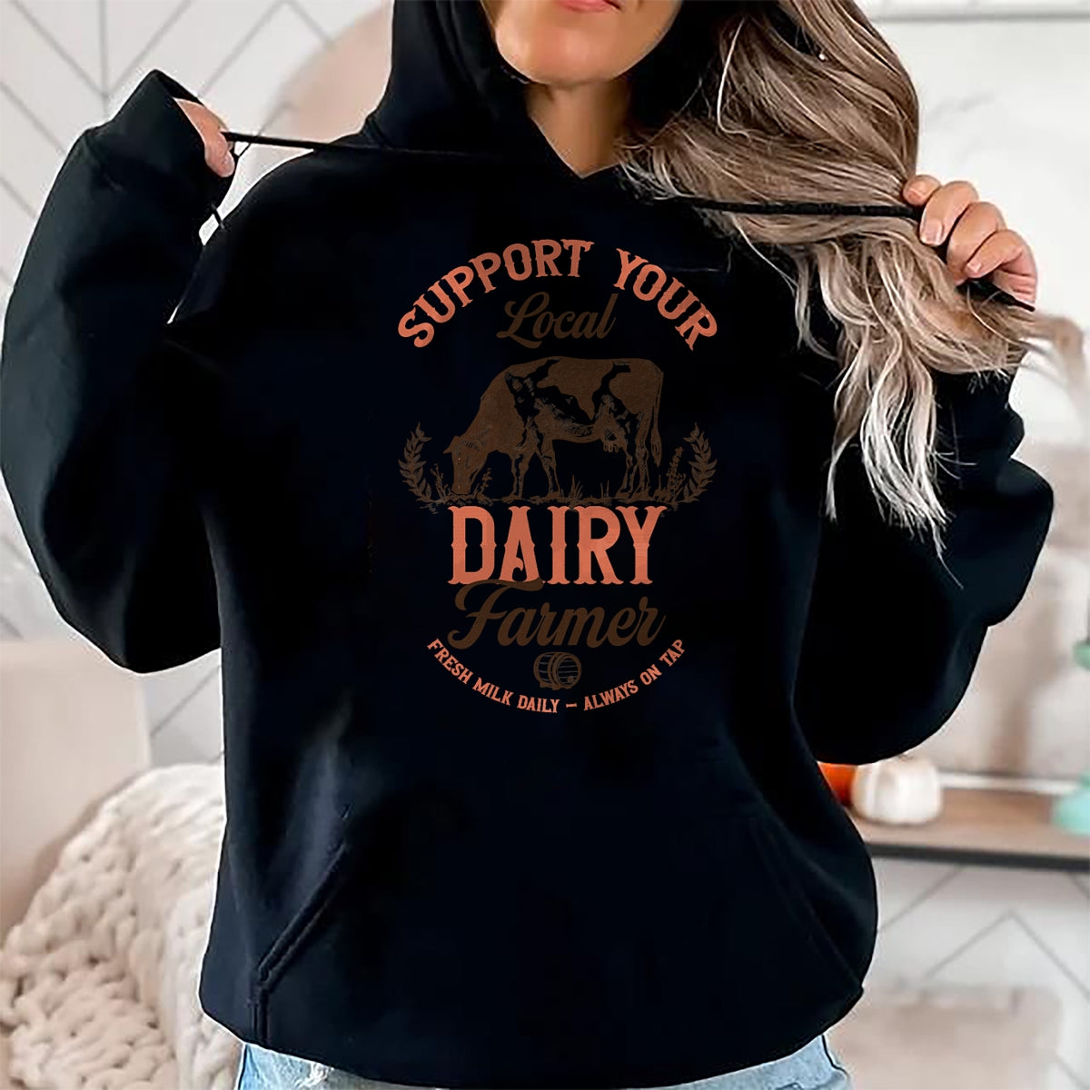 Best Farmer Life Shirt, Funny Farmer UnisexT-Shirt/Hoodie/Sweatshirt HLT00 - Funny Breast Feeding Moms Saying New Moms Breastmilk On Tap T-Shirt