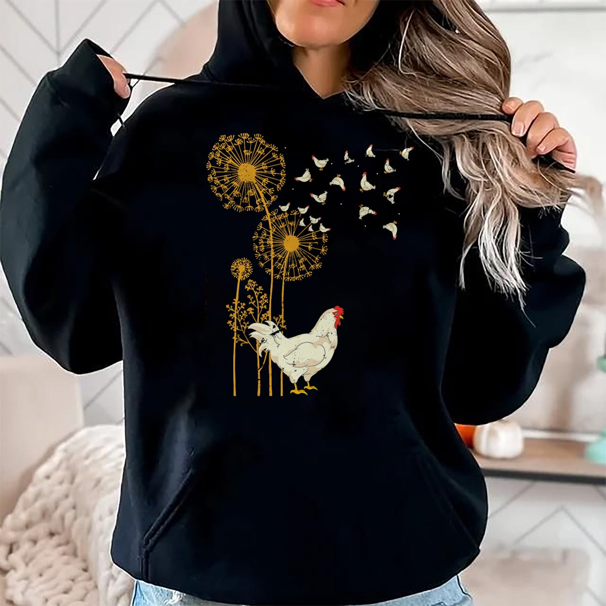Best Farmer Life Shirt, Funny Farmer UnisexT-Shirt/Hoodie/Sweatshirt HLT00 - Farmer Poultry Bird Flower Farm Animal Dandelion Chicken T-Shirt Small