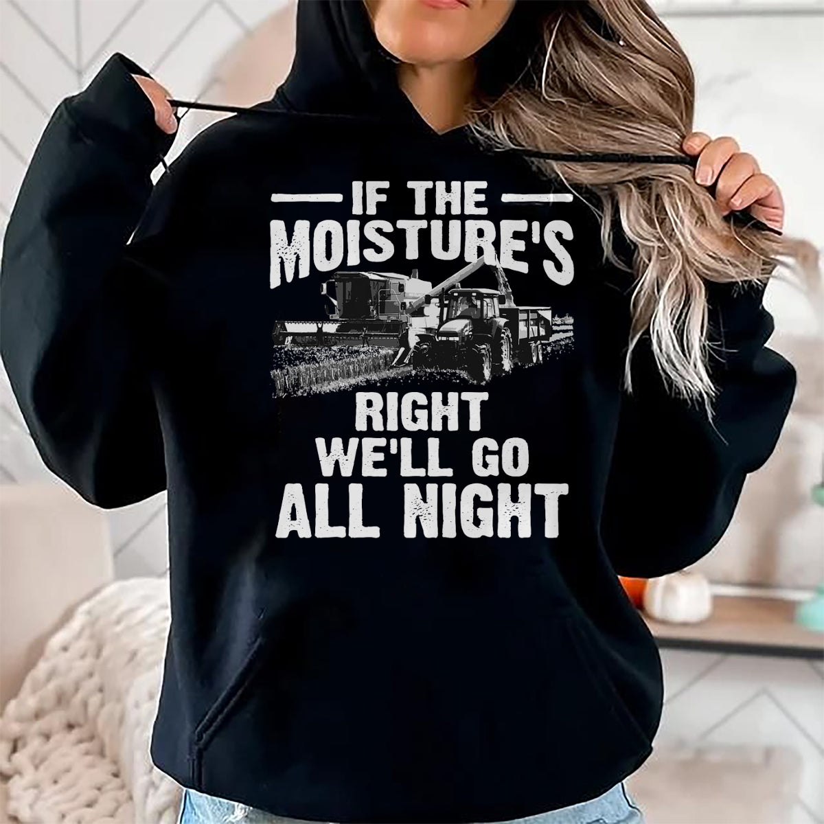 Best Farmer Life Shirt, Funny Farmer UnisexT-Shirt/Hoodie/Sweatshirt HLT00 - Cool If The Moisture's Right Farmer Gift Funny Farm Men T-Shirt (2)