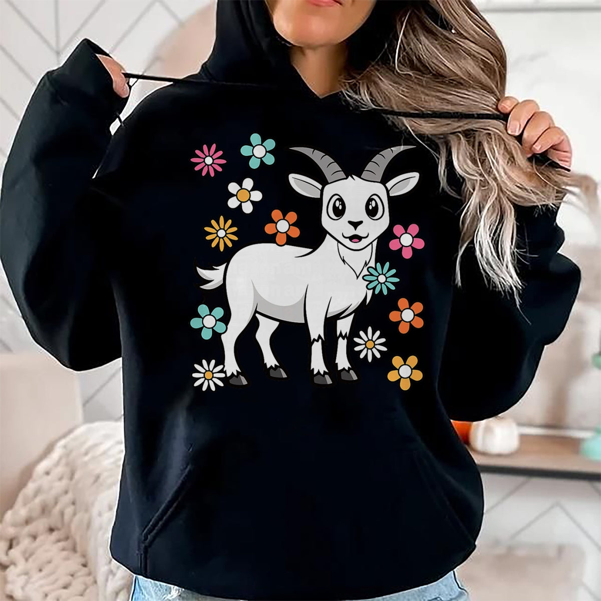 Best Farmer Life Shirt, Funny Farmer UnisexT-Shirt/Hoodie/Sweatshirt HLT00 - Cute Goat Lover Groovy Kawaii Goat Farmer Women Girls Kids T-Shirt