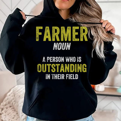 Best Farmer Life Shirt, Funny Farmer UnisexT-Shirt/Hoodie/Sweatshirt HLT00 - Farmer Outstanding In Their Field Farming Gift For Farmers T-Shirt