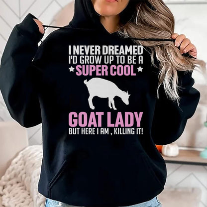 Best Farmer Life Shirt, Funny Farmer UnisexT-Shirt/Hoodie/Sweatshirt HLT00 - Cute Goat Art For Women Girls Kids Goat Lover Farm Whisperer T-Shirt