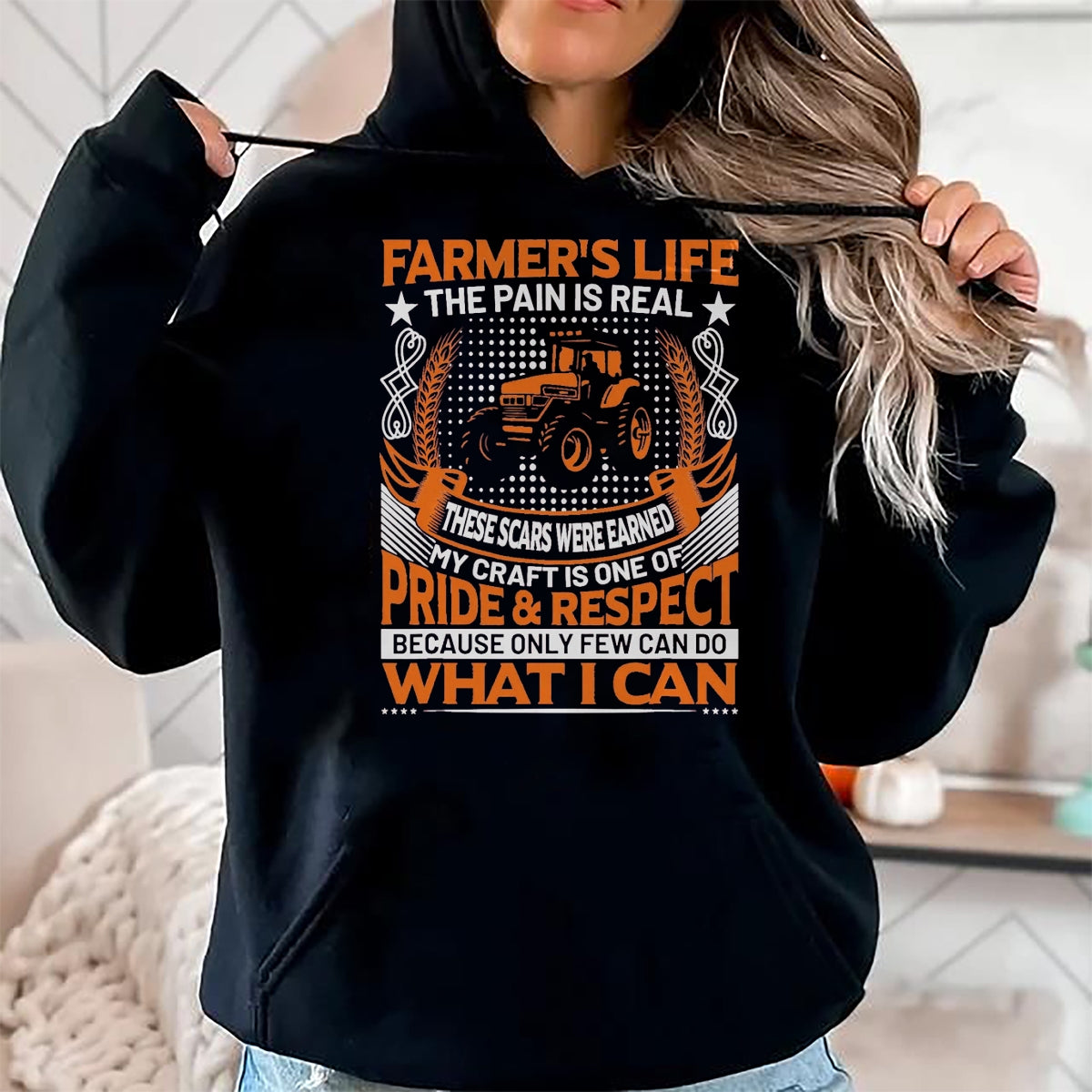 Best Farmer Life Shirt, Funny Farmer UnisexT-Shirt/Hoodie/Sweatshirt HLT00 - Funny Farmer’s Life Tractors Planting Crops Men Women T-Shirt, Men, Black, XX-Large