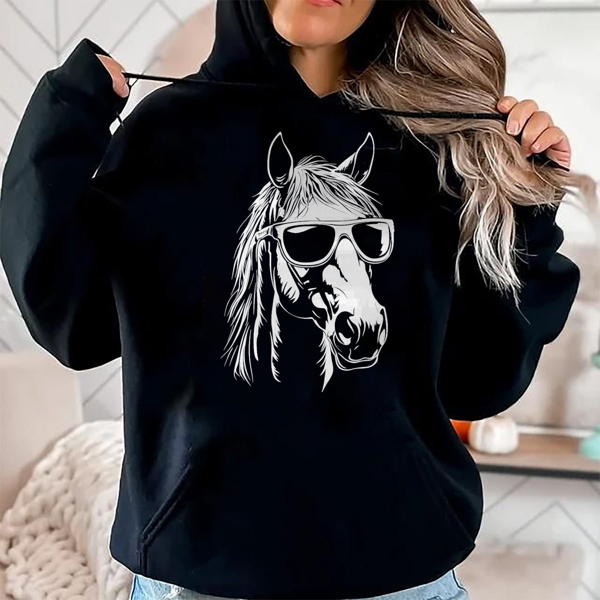 Best Horse Lover Shirt , Funny Horse UnisexT-Shirt/Hoodie/Sweatshirt HLT00 - Funny Horse Sunglasses T-Shirt