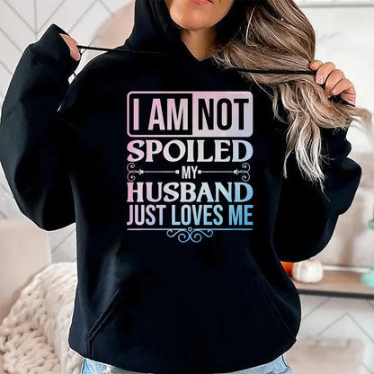 Best Wife Shirt, Wife and Husband Unisex T-Shirt/Hoodie/Sweatshirt HLT00 - Gift for wife T shirt, spoiled wife   Funny Spoiled Wife Art For Women Girls Husband Spoiled Wife Pr (23)