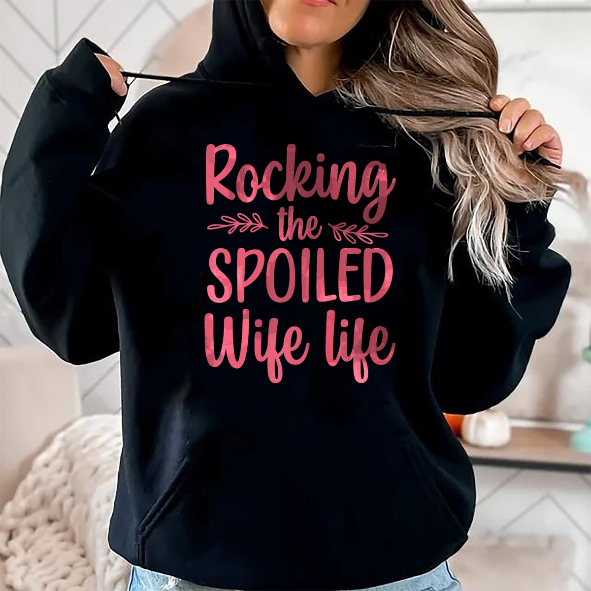 Best Wife Shirt, Wife and Husband Unisex T-Shirt/Hoodie/Sweatshirt HLT00 - Gift for wife T shirt, spoiled wife   Funny Spoiled Wife Art For Women Girls Husband Spoiled Wife Pr (9)