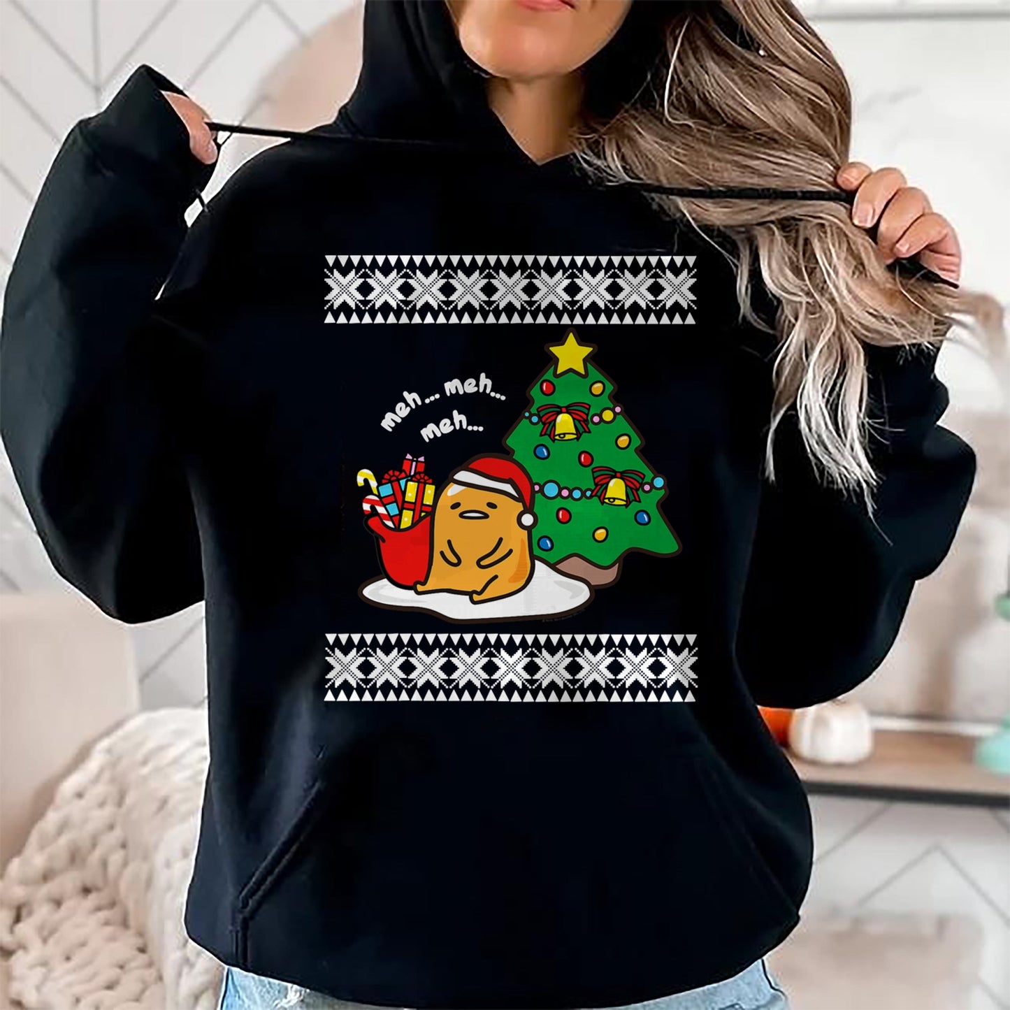 Gudetama Ugly Christmas T-Shirt - Christmas Unisex T-Shirt/Hoodie/Sweatshirt - HNDS00