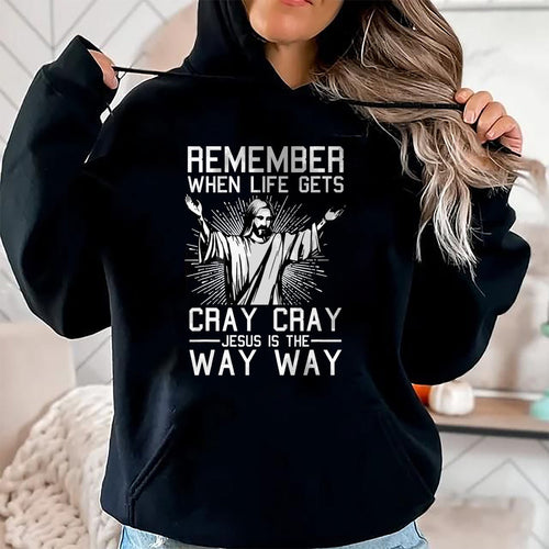 Jesus Is The Way Christmas Funny Faith Religious Christian T-Shirt - Christmas Unisex T-Shirt/Hoodie/Sweatshirt - HNDS00
