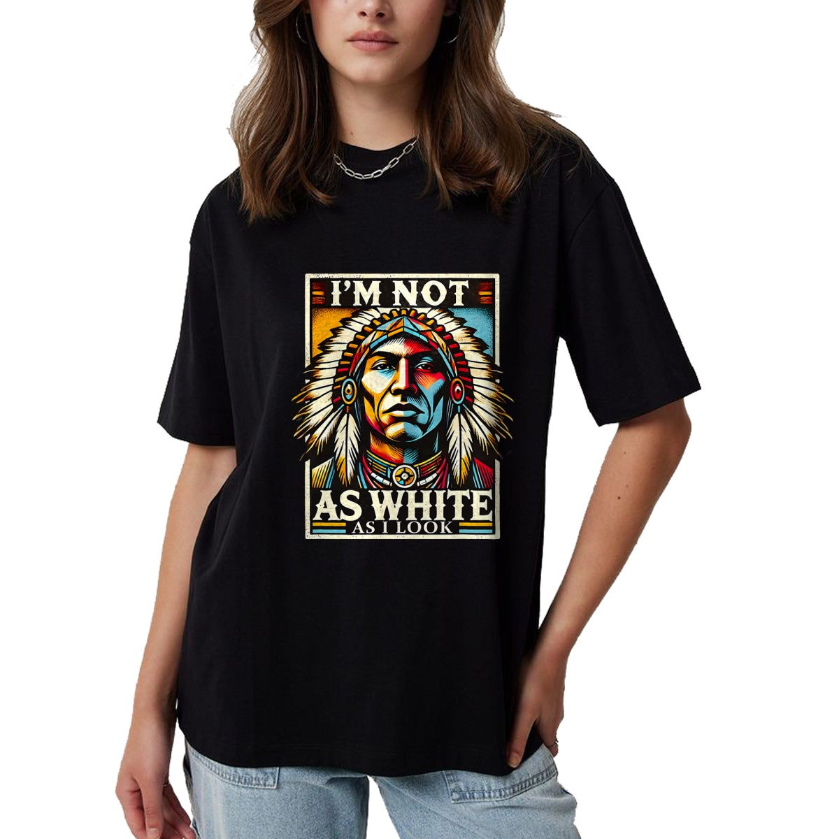 Native American T-Shirts, Vintage Native American Unisex T-Shirt/Hoodie/Sweatshirt HLT00 - Retro Indigenous Native Pride Horse Riding Native American T-Shirt