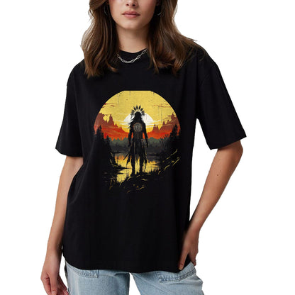 Native American T-Shirts, Vintage Native American Unisex T-Shirt/Hoodie/Sweatshirt HLT00 - Native American Heritage Chief T-Shirt (1)