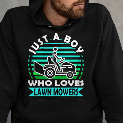 Best Farmer Life Shirt, Funny Farmer UnisexT-Shirt/Hoodie/Sweatshirt HLT00 - Funny Lawn Mowing Design Boys Kids Lawn Mower Gardening T-Shirt