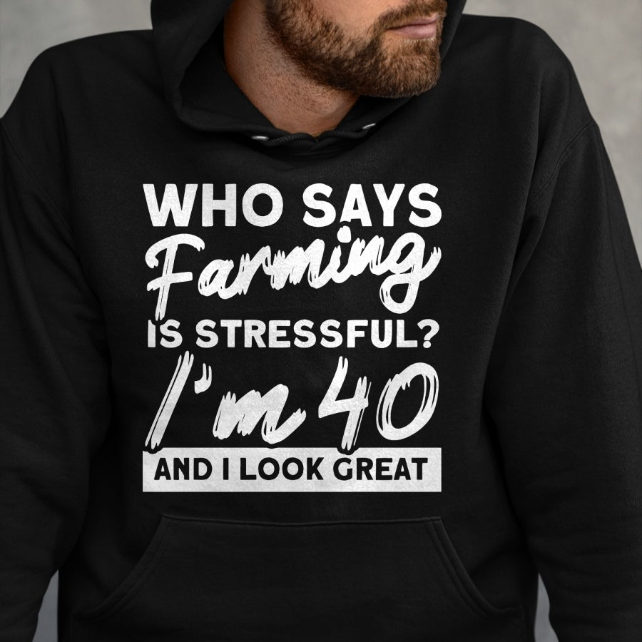 Best Farmer Life Shirt, Funny Farmer UnisexT-Shirt/Hoodie/Sweatshirt HLT00 - Farm Market 40th Birthday Local Farmers Farmer Performance T-Shirt