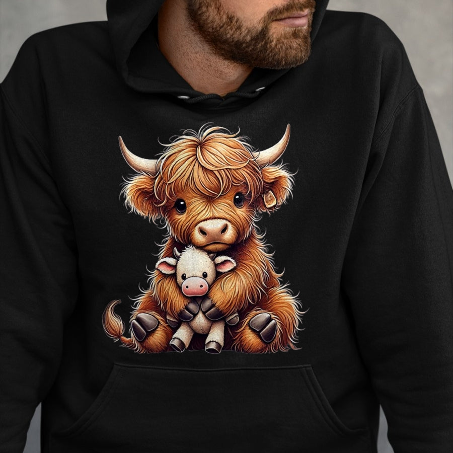 Best Farmer Life Shirt, Funny Farmer UnisexT-Shirt/Hoodie/Sweatshirt HLT00 - Highland Cow Design for Farmers and Highland Cow T-Shirt