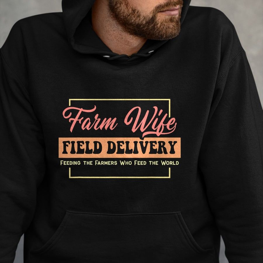 Best Farmer Life Shirt, Funny Farmer UnisexT-Shirt/Hoodie/Sweatshirt HLT00 - Farm Wife Field Delivery Feeding The Farmers Feed The World T-Shirt