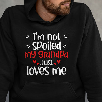 Best Wife Shirt, Wife and Husband Unisex T-Shirt/Hoodie/Sweatshirt HLT00 - I'm Not Spoiled My Grandpa Loves Me Funny Kids Best Friend T-Shirt