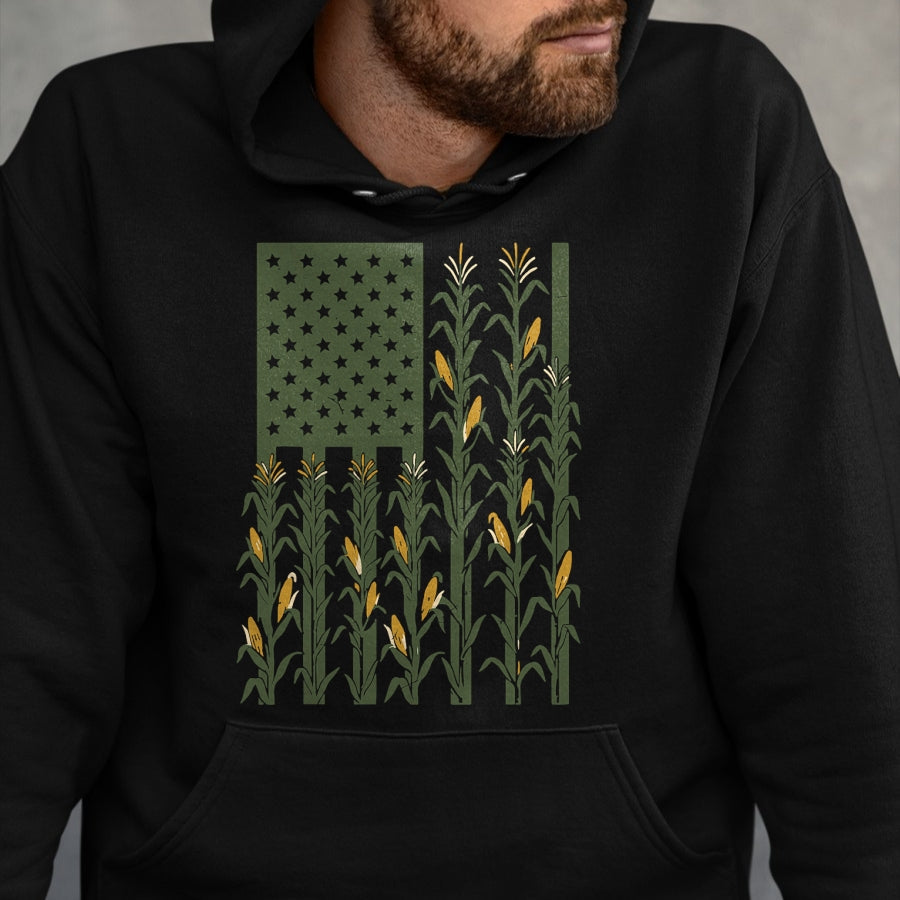 Best Farmer Life Shirt, Funny Farmer UnisexT-Shirt/Hoodie/Sweatshirt HLT00 - Youth Corn US America Flag Funny Farmer Farm Mens Women Kids T-Shirt