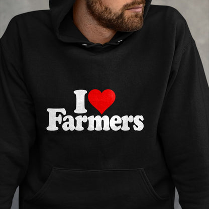 Best Farmer Life Shirt, Funny Farmer UnisexT-Shirt/Hoodie/Sweatshirt HLT00 - I LOVE HEART FARMERS T-Shirt