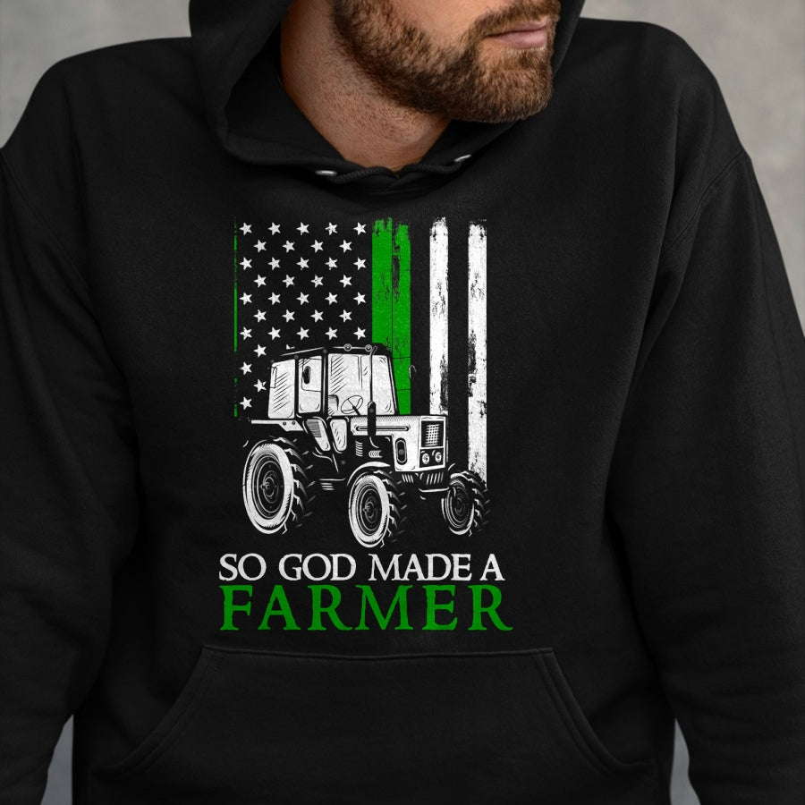 Best Farmer Life Shirt, Funny Farmer UnisexT-Shirt/Hoodie/Sweatshirt HLT00 - So God Made A Farmer, Farming Farmer T-Shirt (4)