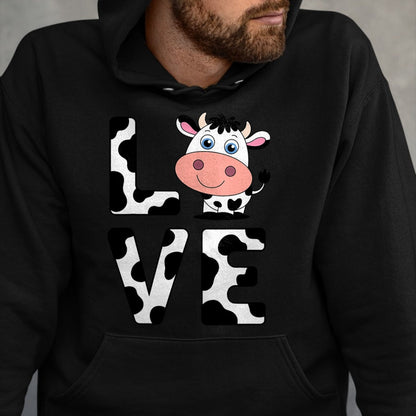 Best Farmer Life Shirt, Funny Farmer UnisexT-Shirt/Hoodie/Sweatshirt HLT00 - Cute Cow Art for Men Women Kids Farmer Cow Themed Cow Lover T-Shirt