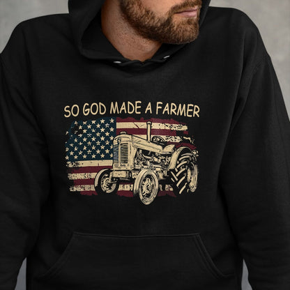 Best Farmer Life Shirt, Funny Farmer UnisexT-Shirt/Hoodie/Sweatshirt HLT00 - So God Made A Farmer, Farming Farmer T-Shirt (1)