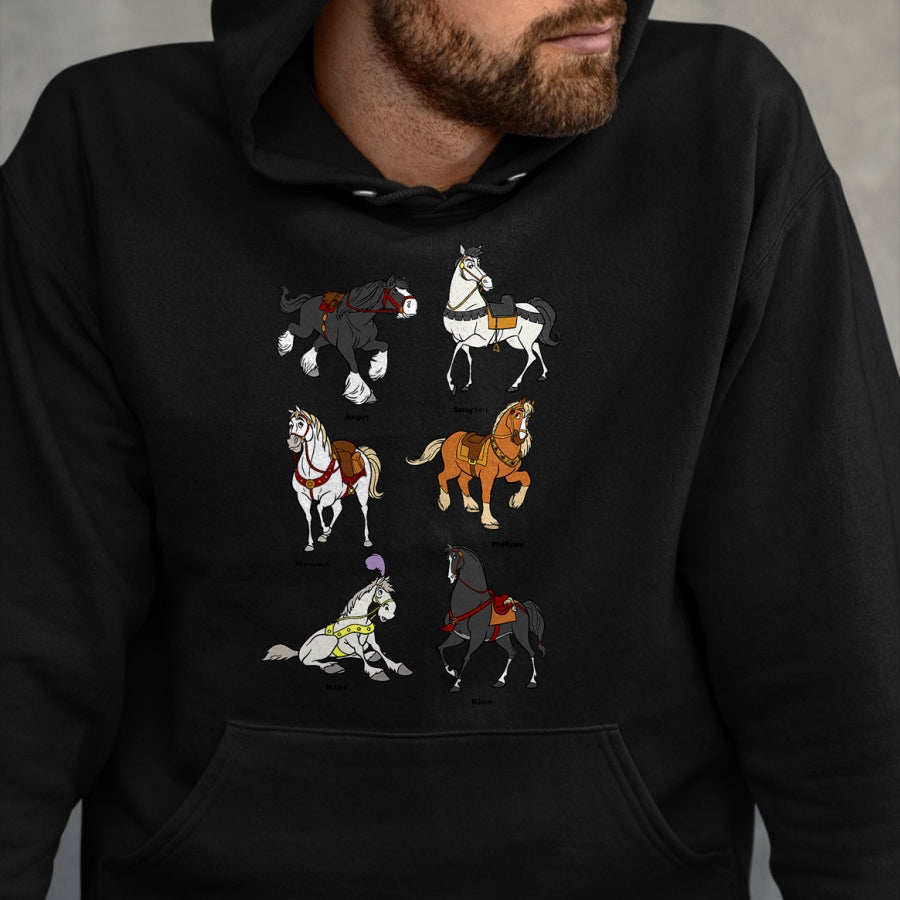 Best Horse Lover Shirt , Funny Horse UnisexT-Shirt/Hoodie/Sweatshirt HLT00 - Disney Princess Horses T-Shirt