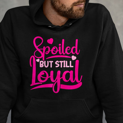 Best Wife Shirt, Wife and Husband Unisex T-Shirt/Hoodie/Sweatshirt HLT00 - Gift for wife T shirt, spoiled wife   Spoiled Wife Spoiled But Still Loyal Premium T-Shirt (3)