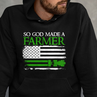 Best Farmer Life Shirt, Funny Farmer UnisexT-Shirt/Hoodie/Sweatshirt HLT00 - So God Made A Farmer, Farming Farmer T-Shirt