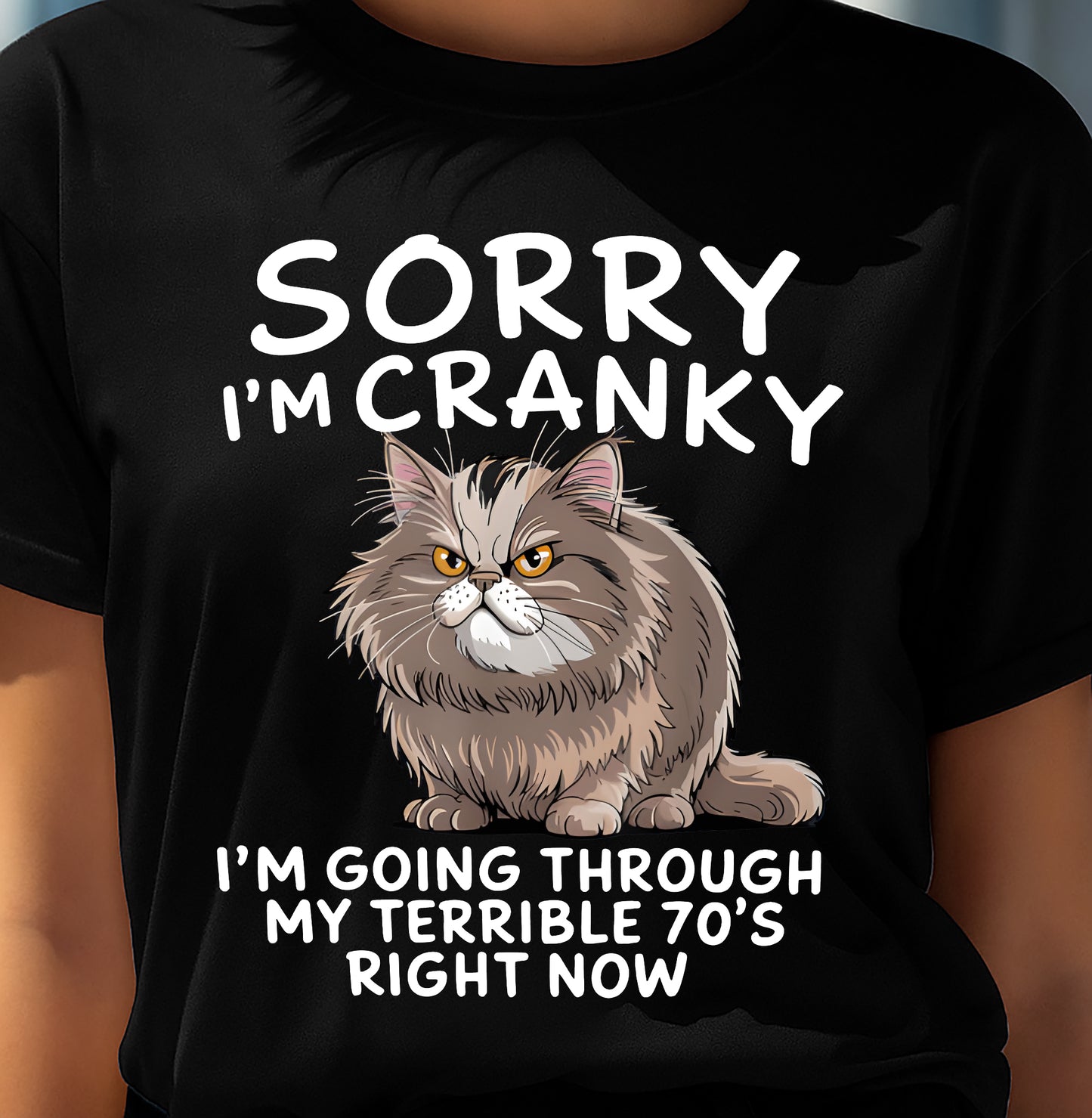 SORRY I AM CRANKY - BIRTHDAY SHIRT FOR WOMEN - NTTD00 (SKU12-248)