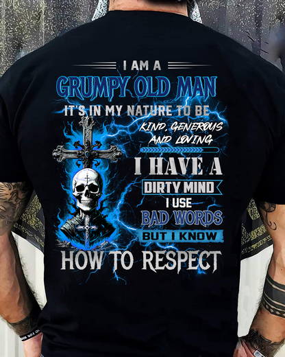 GRUMPY OLD MAN - BIRTHDAY T-SHIRT FOR MEN - NTTD00 (SKU26T-01229-00)