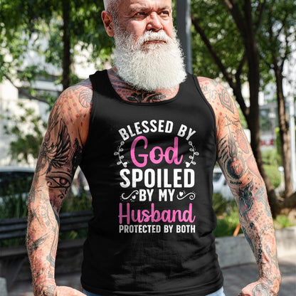 Best Wife Shirt, Wife and Husband Unisex T-Shirt/Hoodie/Sweatshirt HLT00 - Gift for wife T shirt, spoiled wife   Funny Spoiled Wife Art For Women Girls Husband Spoiled Wife Pr (5)