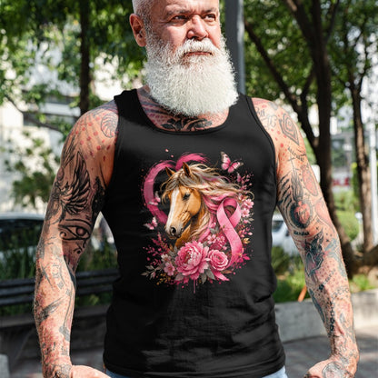Best Horse Lover Shirt , Funny Horse UnisexT-Shirt/Hoodie/Sweatshirt HLT00 - Breast Cancer Awareness Horse Pink Ribbon Butterfly Survivor T-Shirt