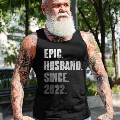 Best Wife Shirt, Wife and Husband Unisex T-Shirt/Hoodie/Sweatshirt HLT00 - 2nd Year Wedding Anniversary Best Epic Husband Since 2022 T-Shirt
